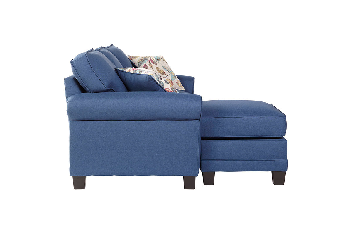 3730 - Jitterbug Denim CHAISE OTTOMAN