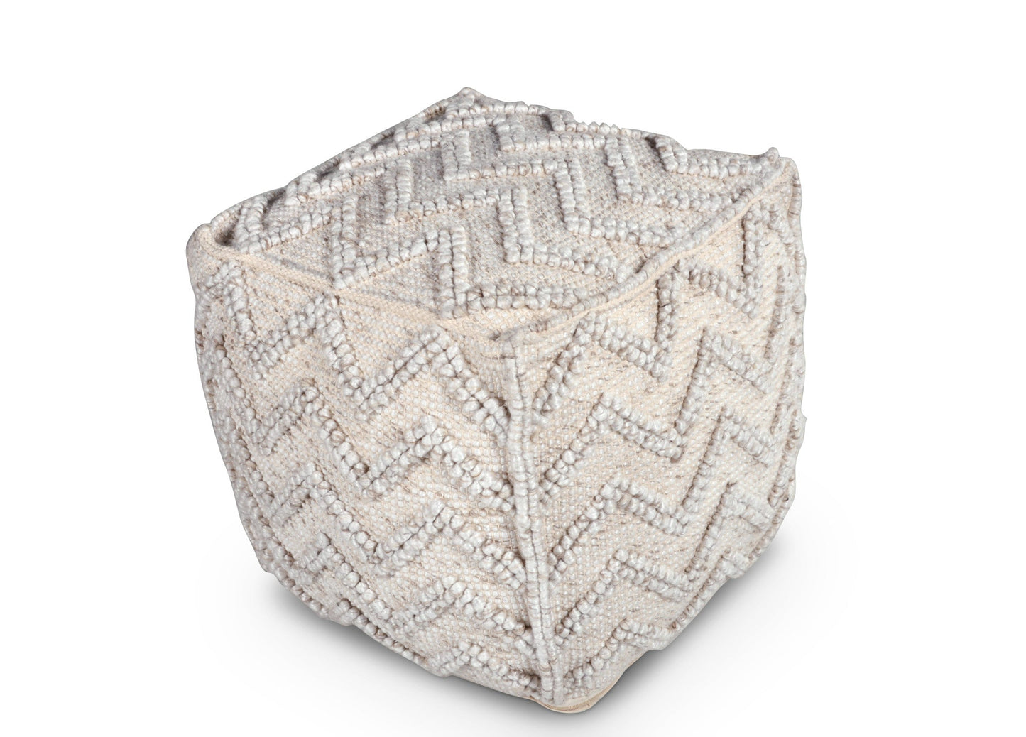 Kenzari Square Zigzag Handwoven