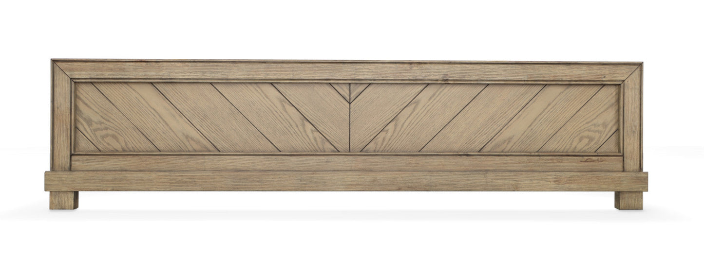 Montana Gray Queen Bed Footboard w/ Slats