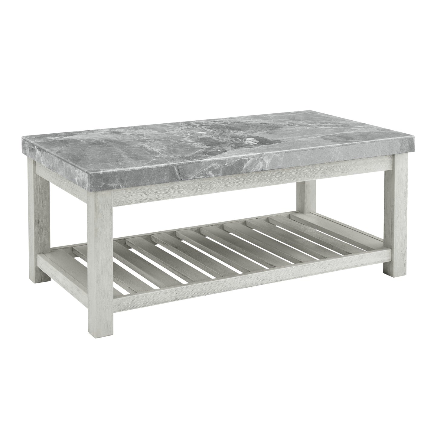 Canova Gray Marble Top Cocktail Table