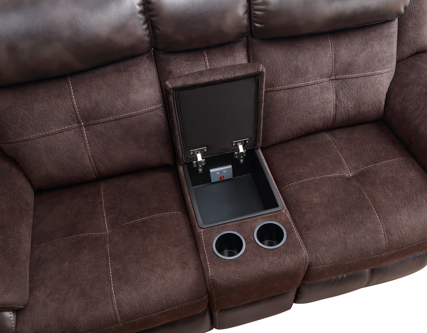 Pueblo Manual Recliner Console