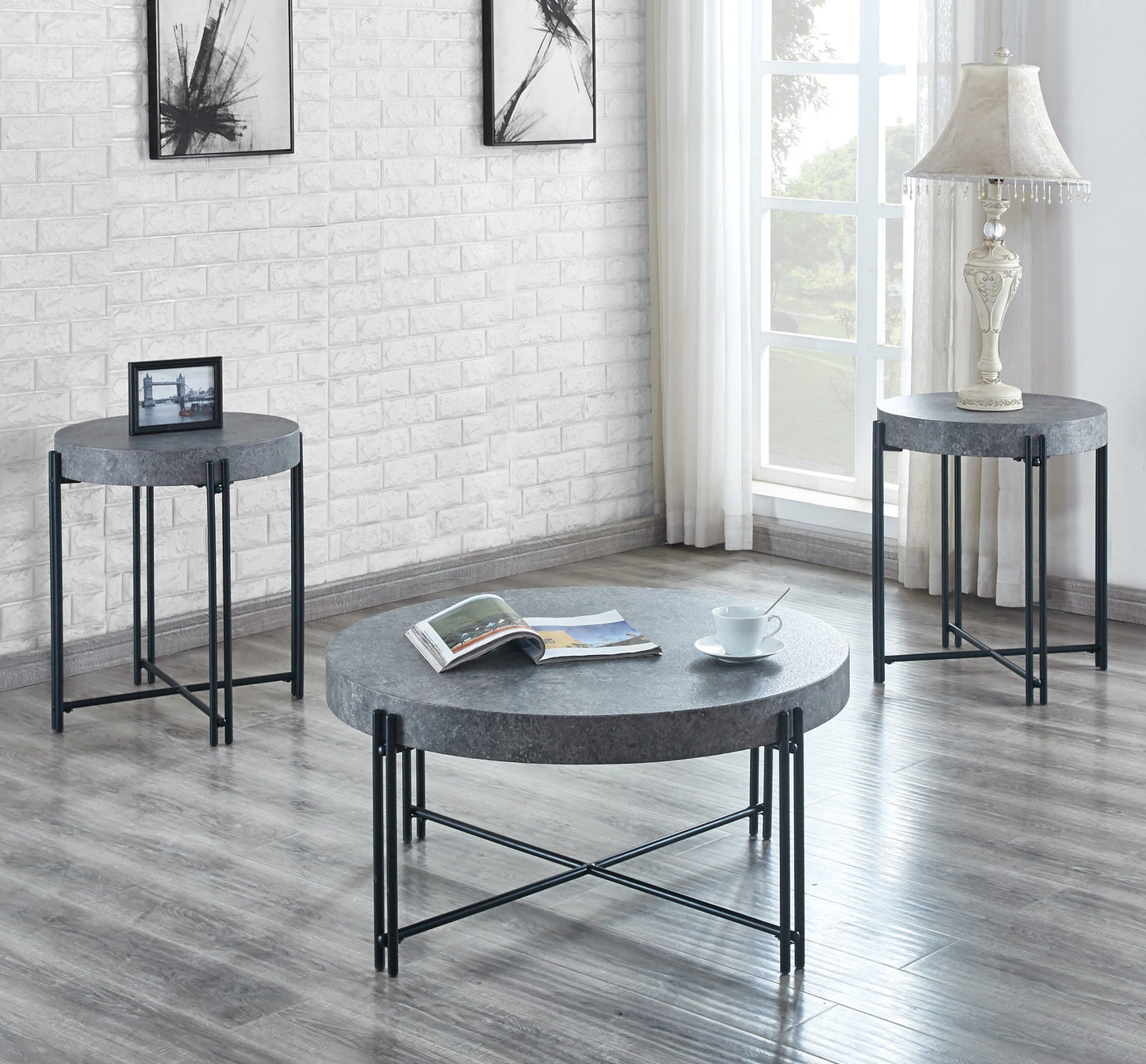 Morgan Round Cocktail Table
