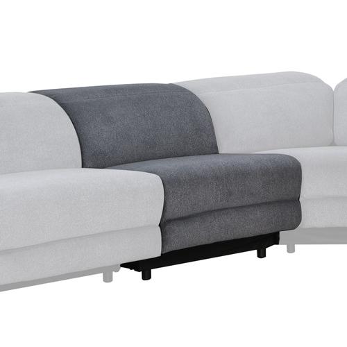 Assisi Gray Sectional Armless Chair