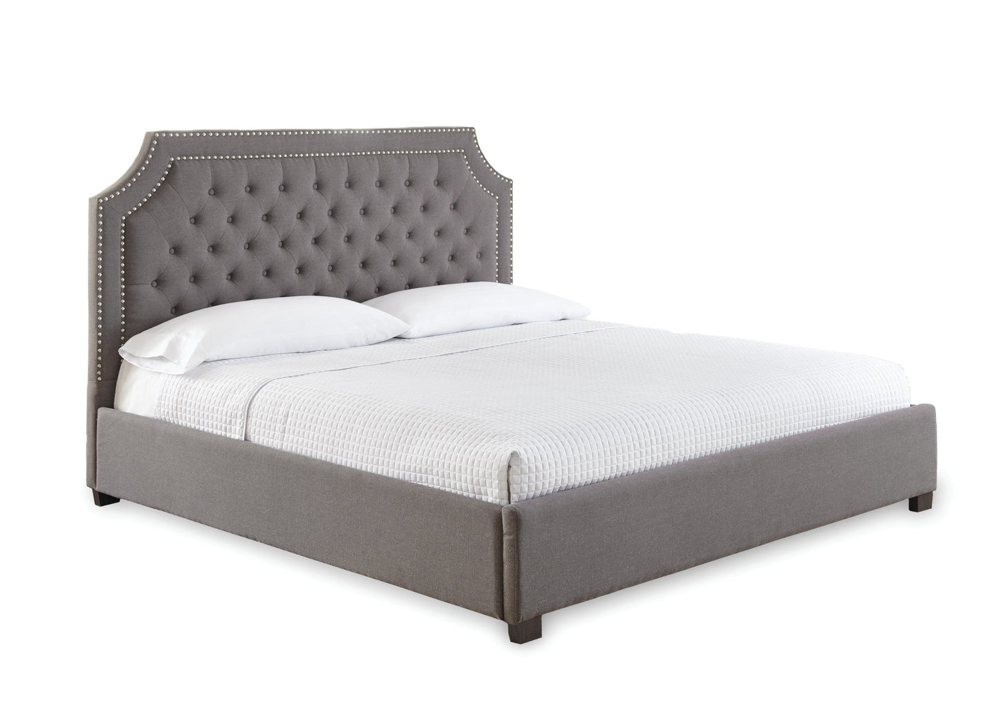 Wilshire King Bed Gray
