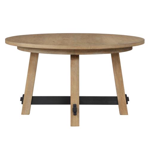 Aubrey Driftwood 54 Round Dining Table