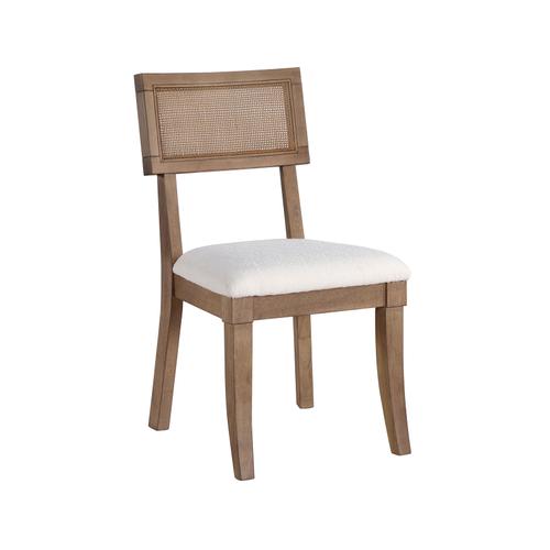 Colvin Brown Cane Side Chair