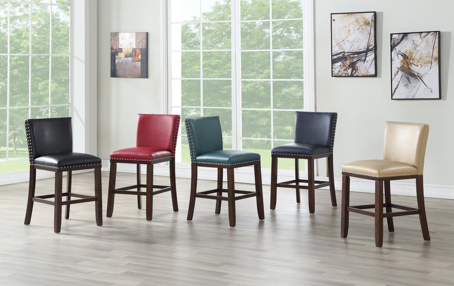 Tiffany KD Counter Chair Black