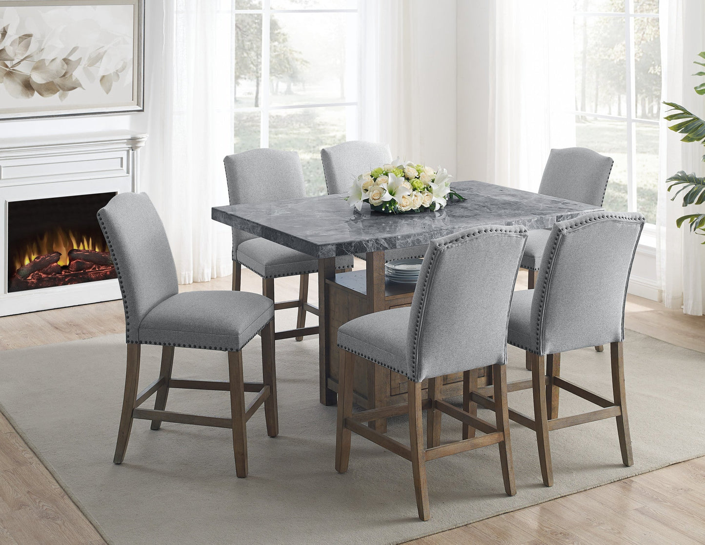 Grayson Gray Marble Top