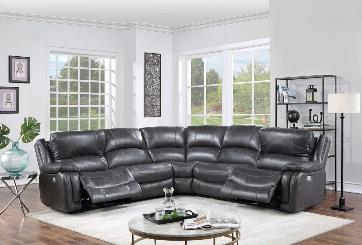 Denver Charcoal 5PC Sectional