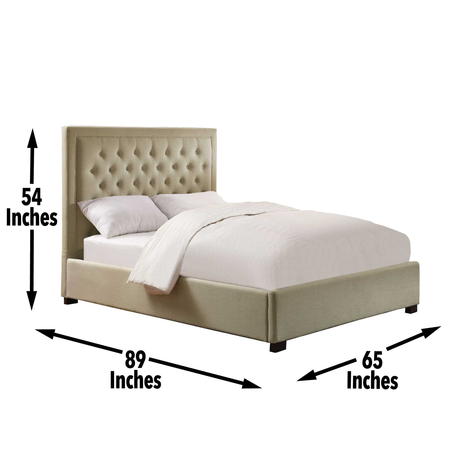 Isadora Queen Bed Sand