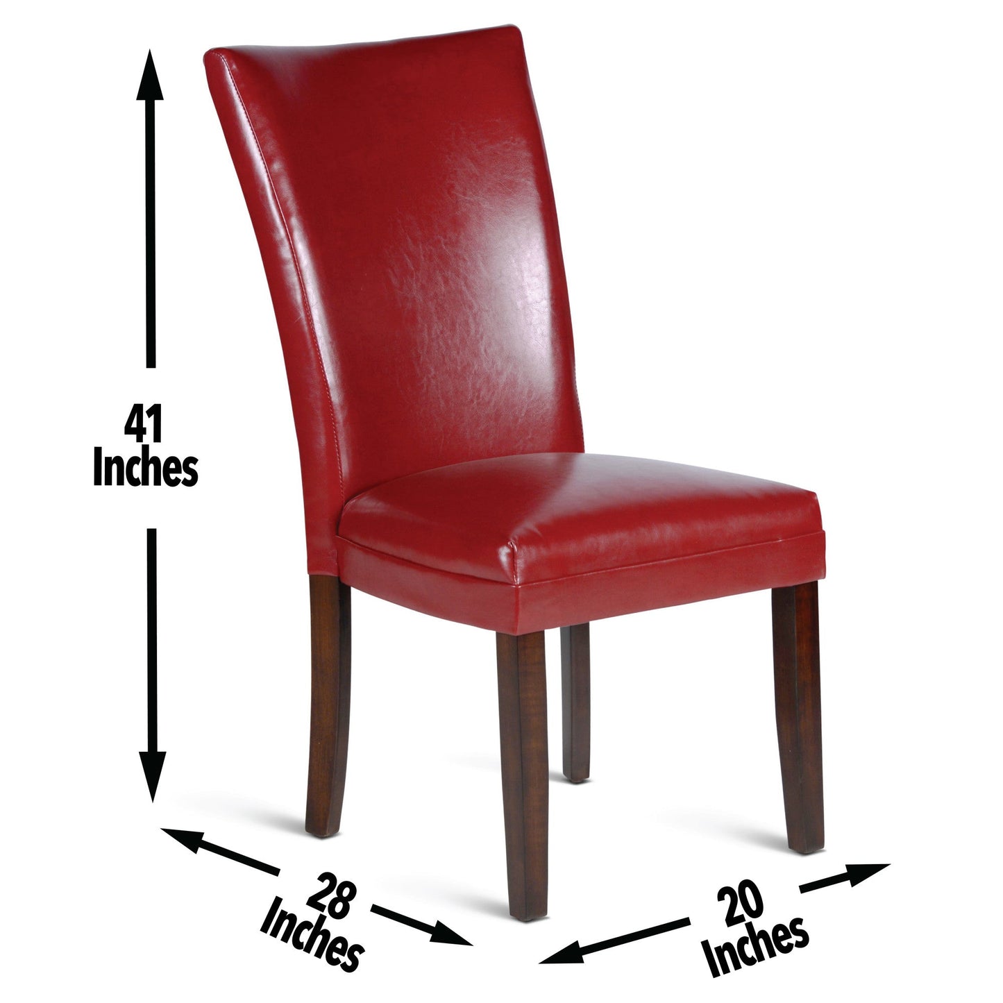 Hartford Bonded Chair Red