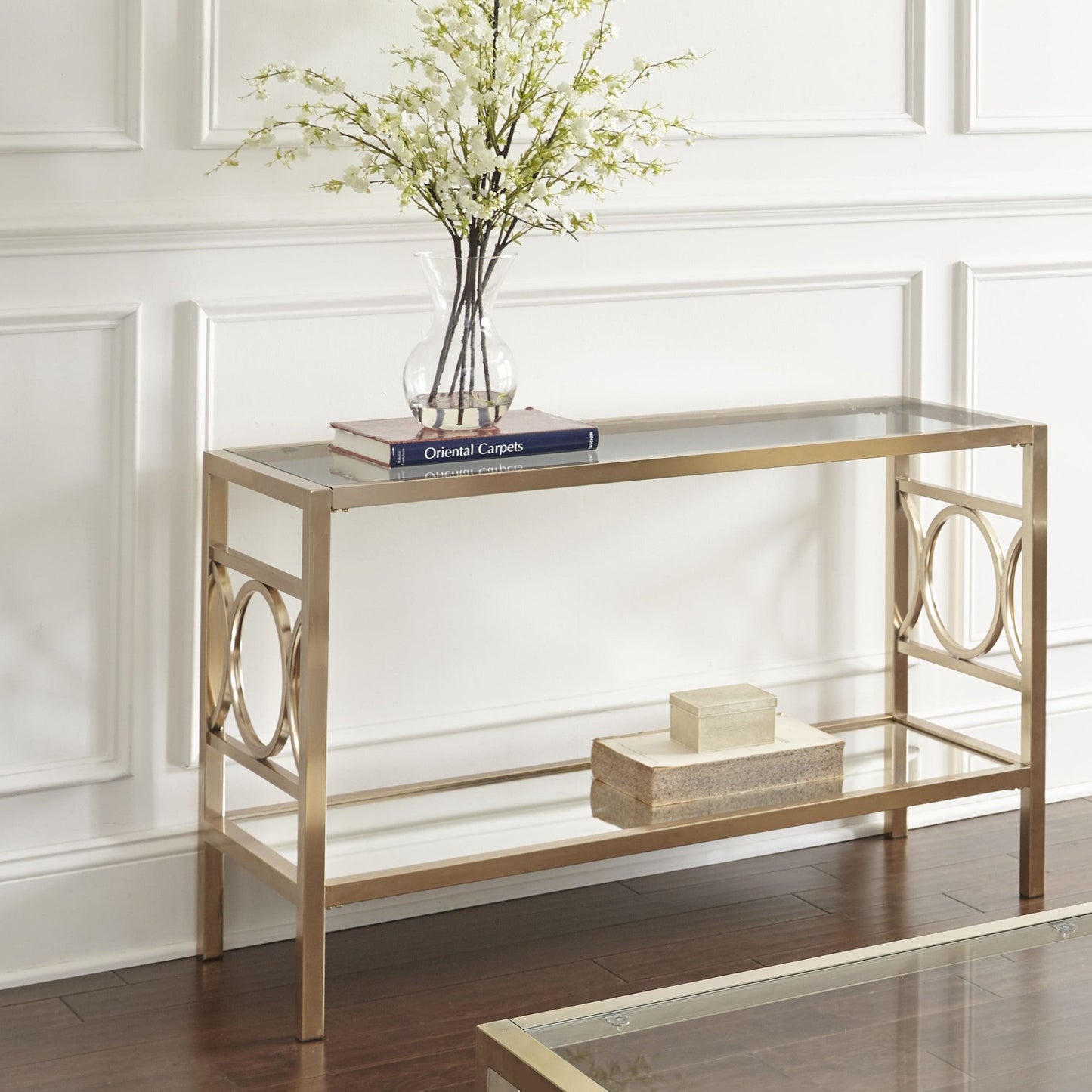 Olympia Sofa Table Gold