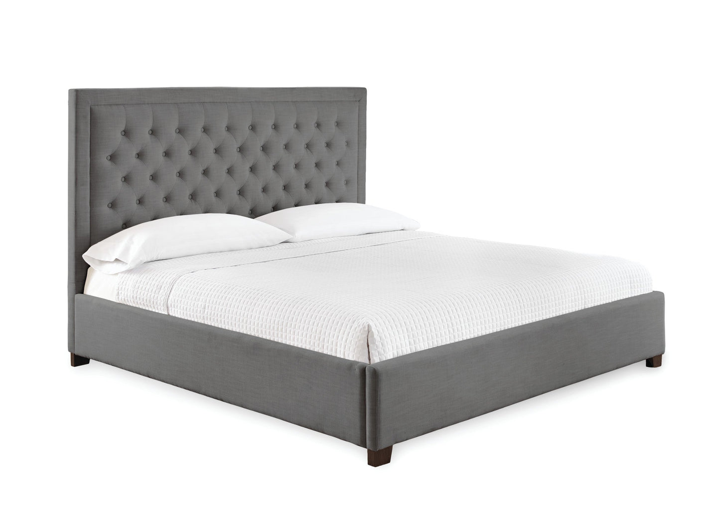 Isadora King Bed Gray