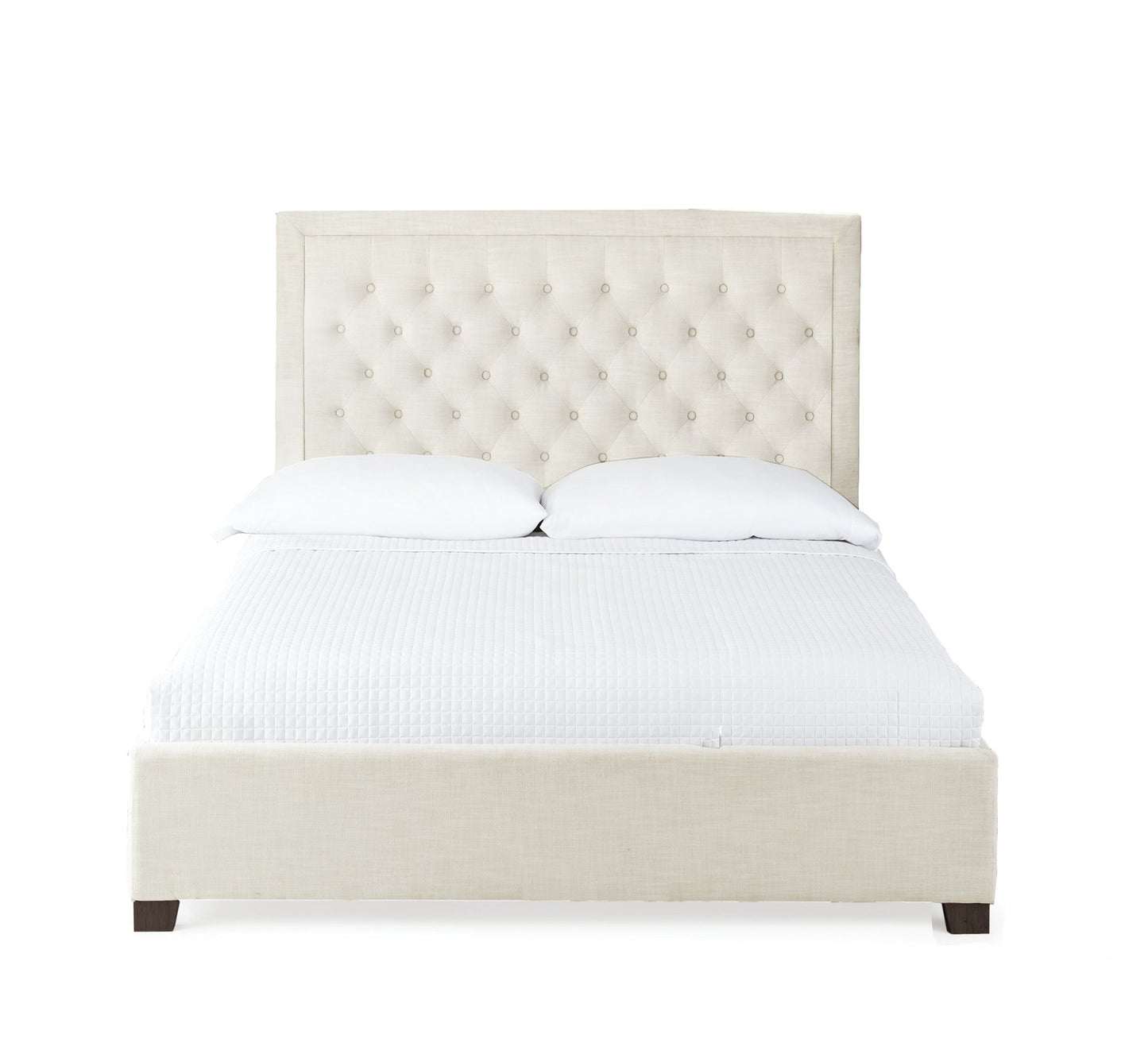 Isadora Queen Bed  White