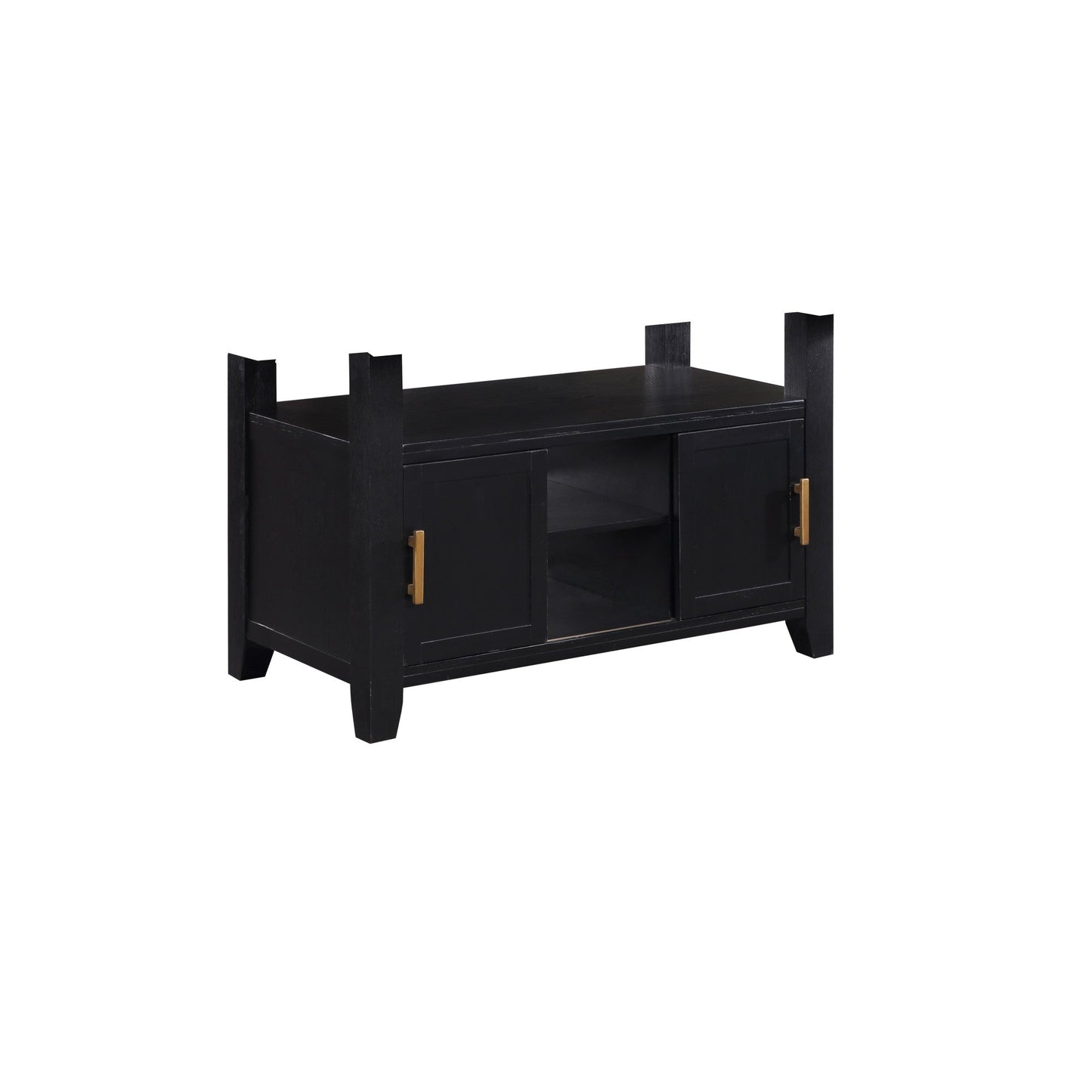 Yves Charcoal Counter Height Storage Base