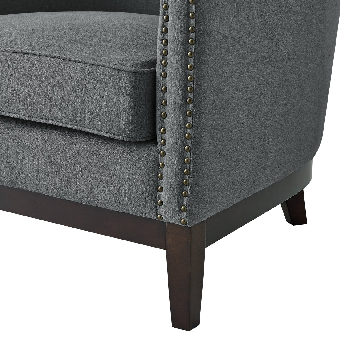 Roswell Linen Accent Chair w/