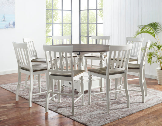 Joanna Two Tone Counter Dining 9PC Set