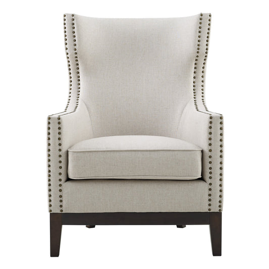 Roswell Linen Accent Chair w/