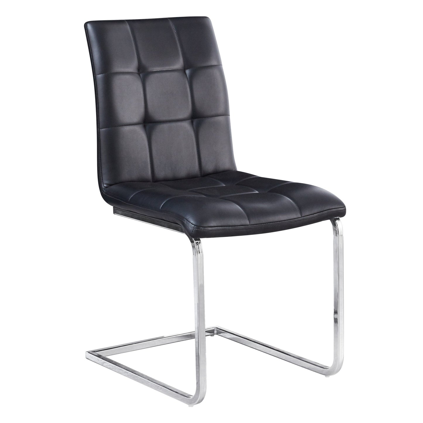 Escondido Black PU Side Chair