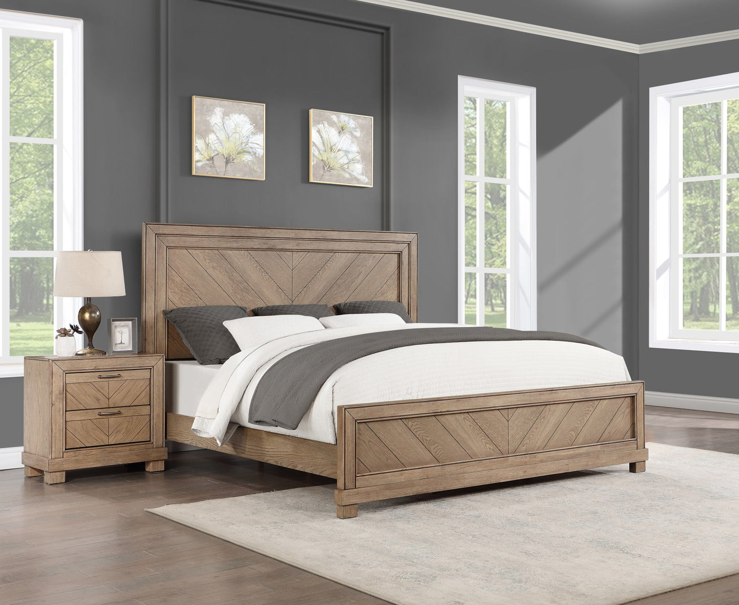 Montana Weathered SandKing Headboard