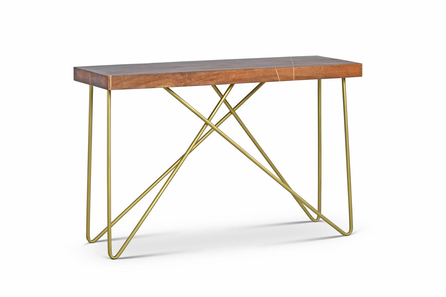 Walter Brass Inlay Sofa Table