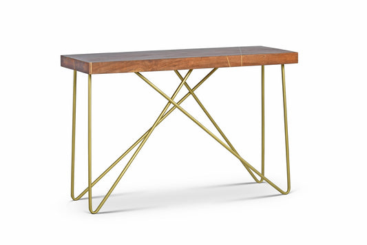 Walter Brass Inlay Sofa Table