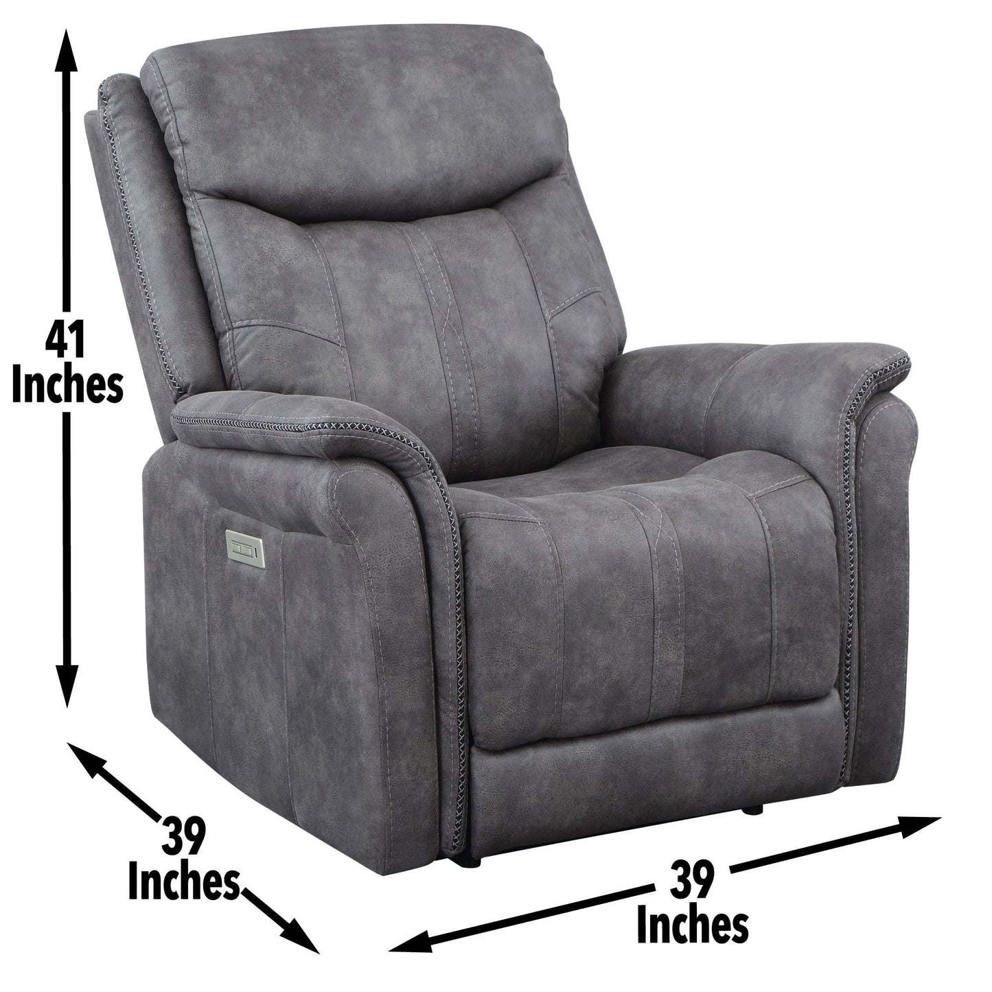 Morrison Pwr/Pwr Recliner Stone