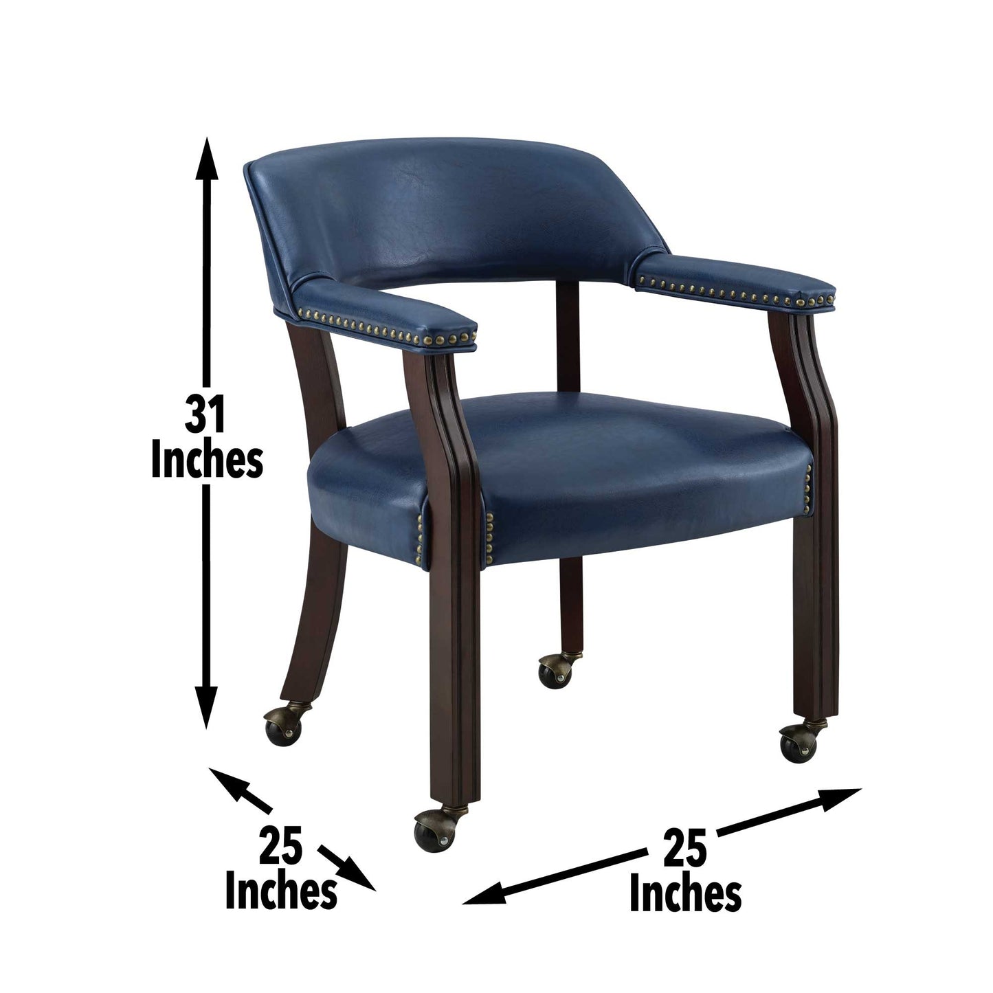 Tournament Arm Chair w/Casters