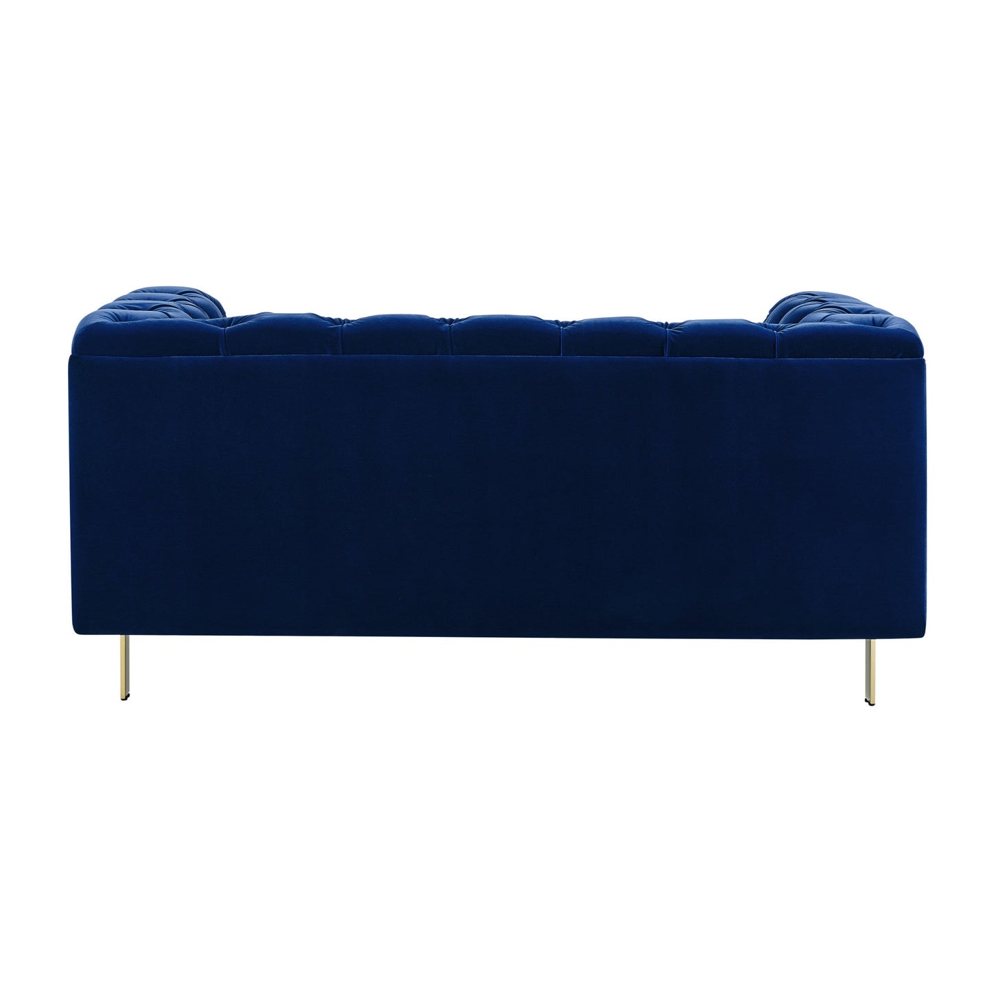 Charlene Blue Velvet Loveseat