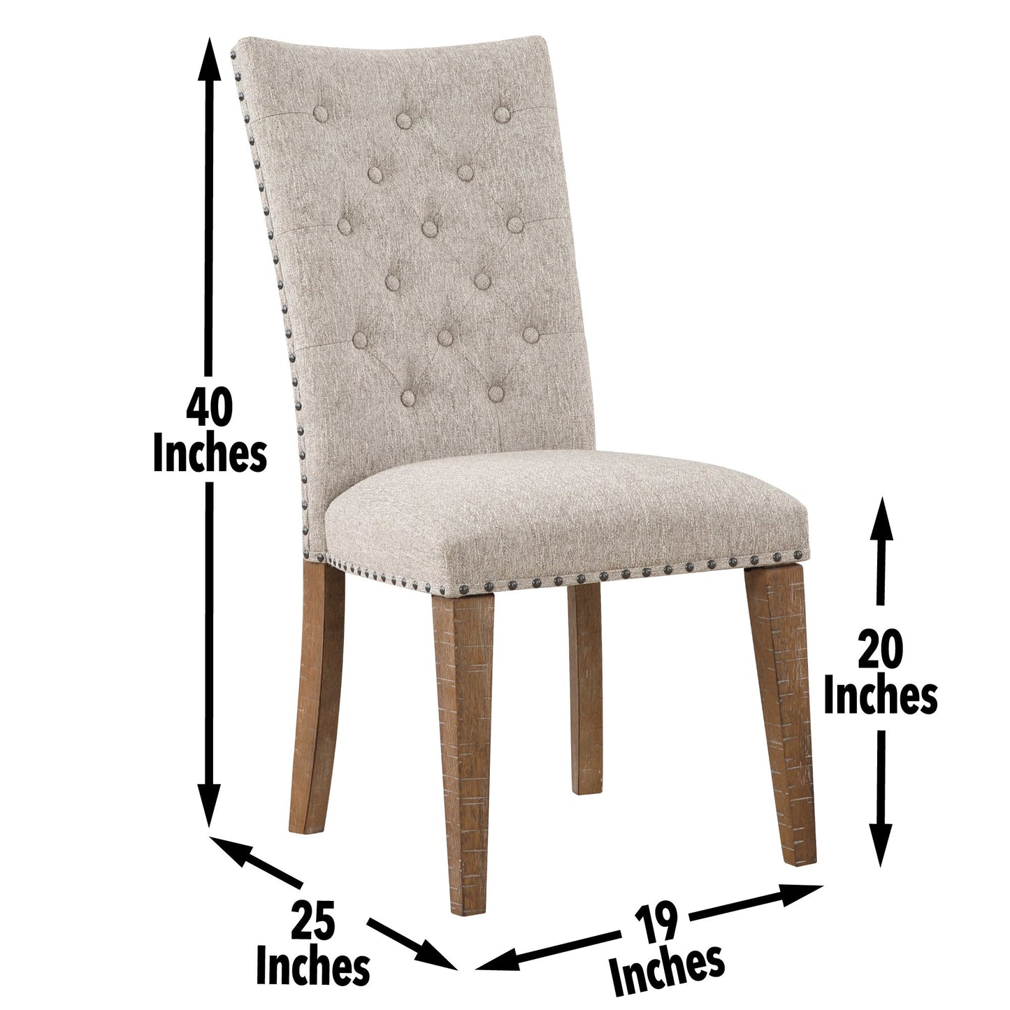 Riverdale Driftwood Side Chair
