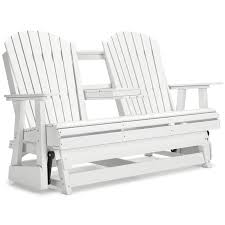 Hyland Wave Glider Loveseat (White)