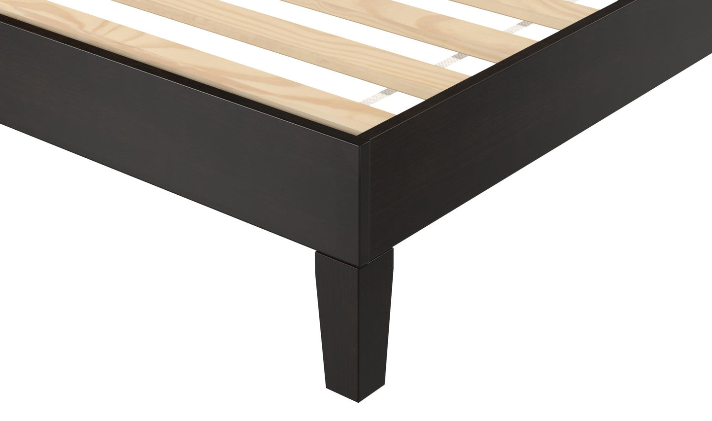 Nix King Platform Bed Black