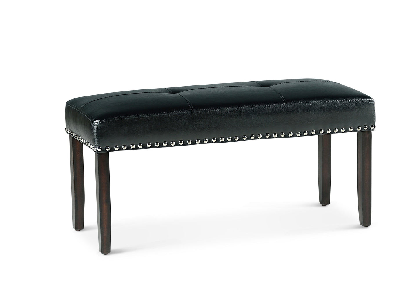 Westby Black PU Dining Bench w/