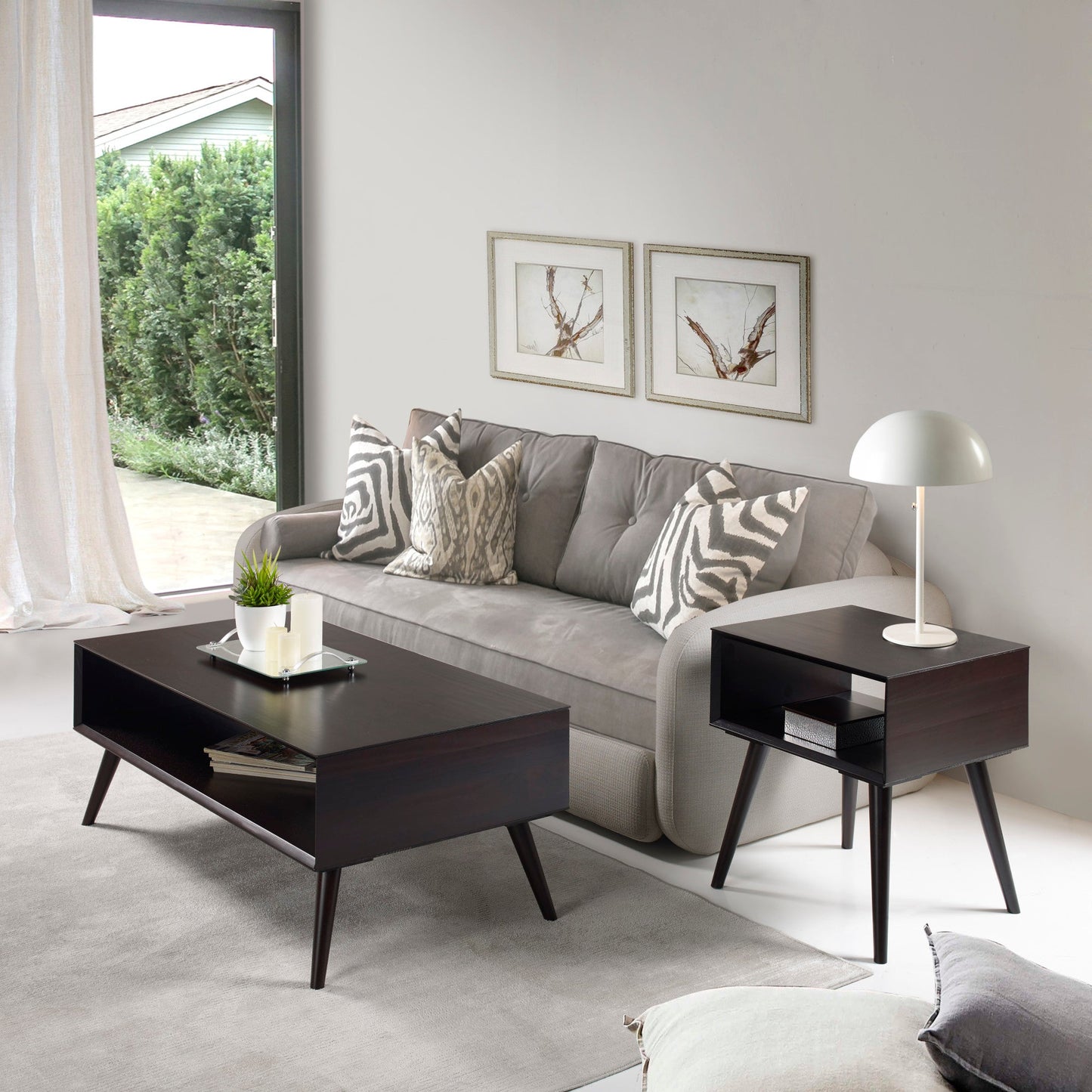 Elin Black Cocktail Table