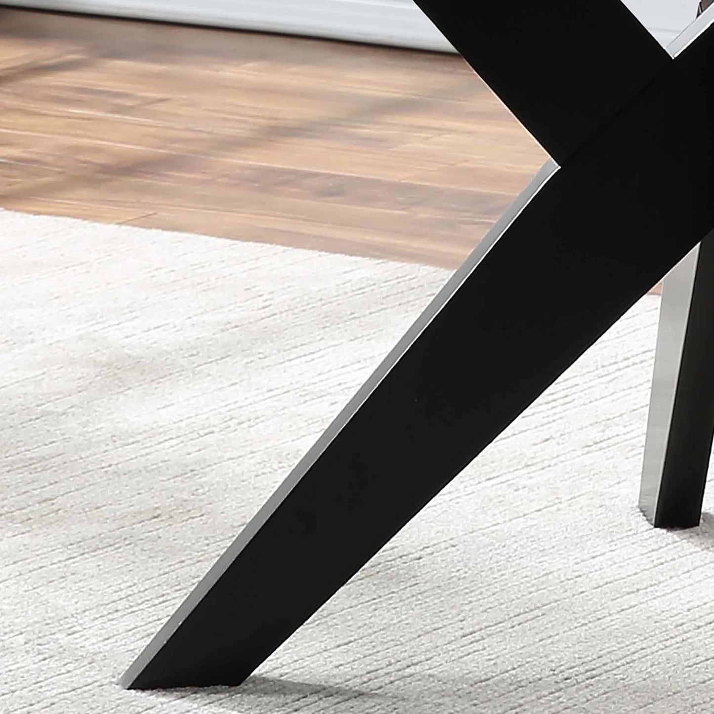Amalie Black Round Dining Table