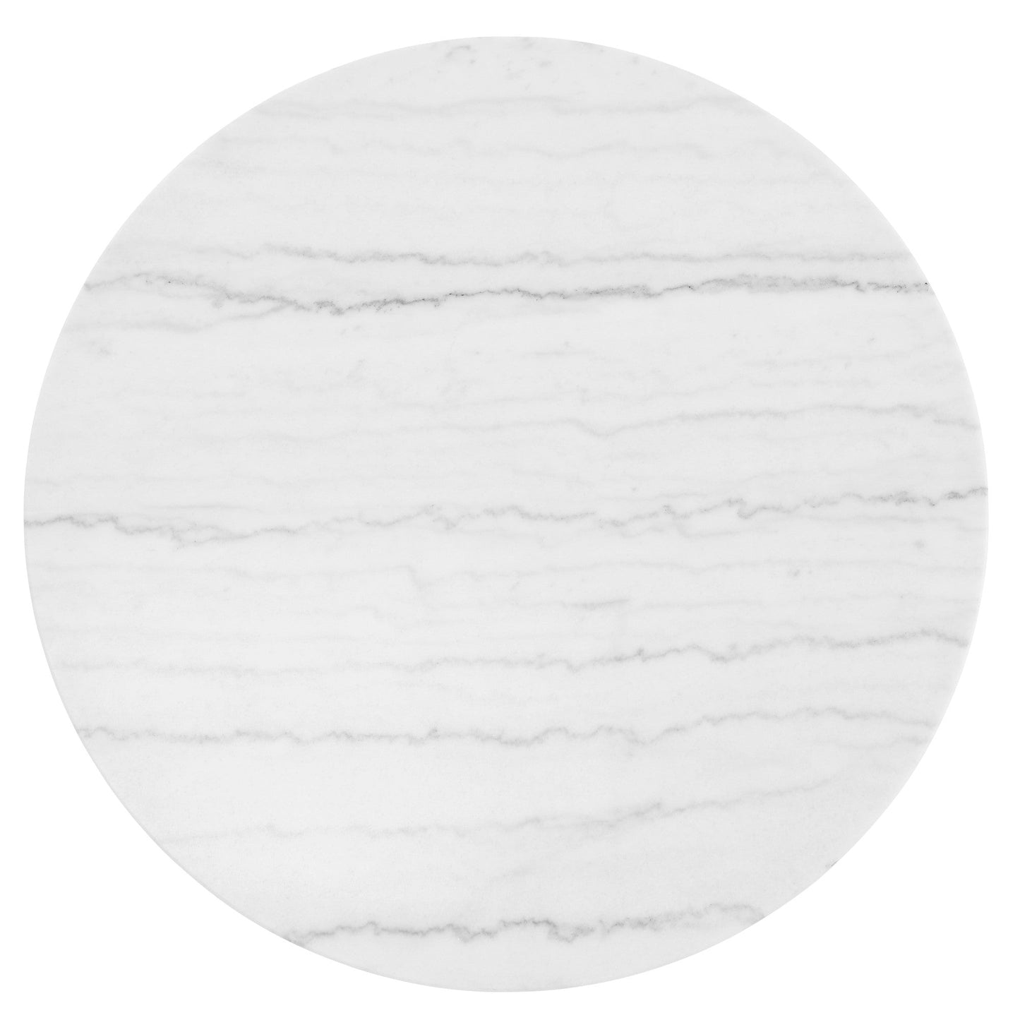Carena White Marble Top, 52" Round