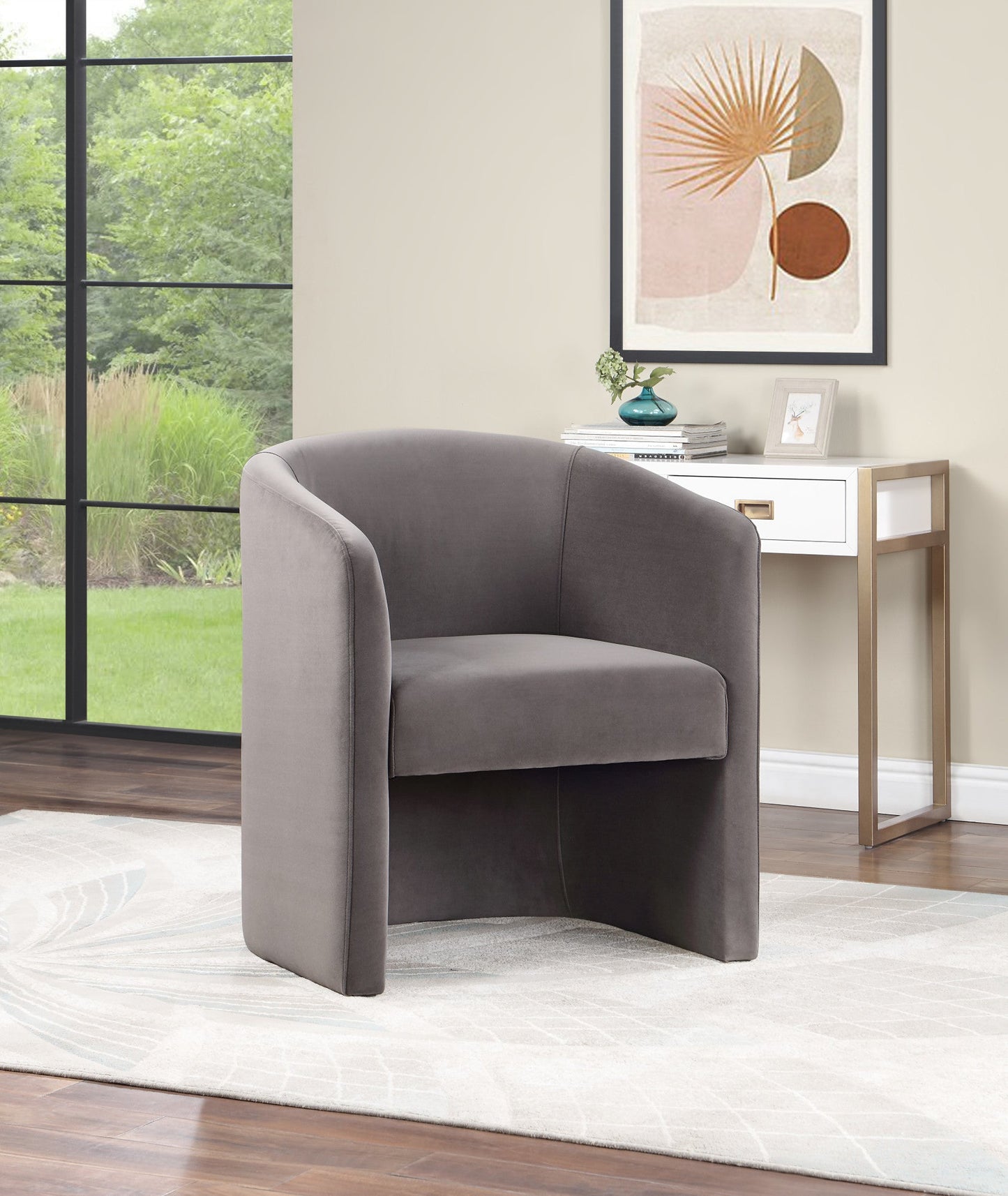 Iris Upholstered Dining/Accent Chr Fog