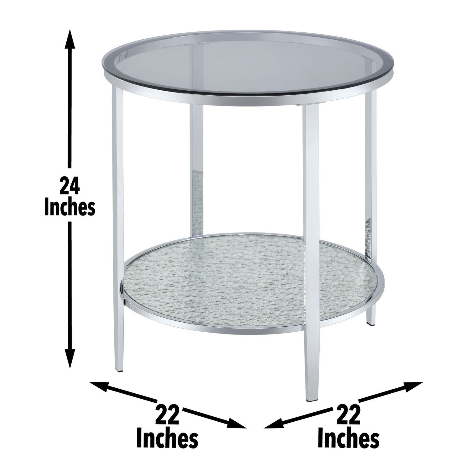 Frostine Round End Table