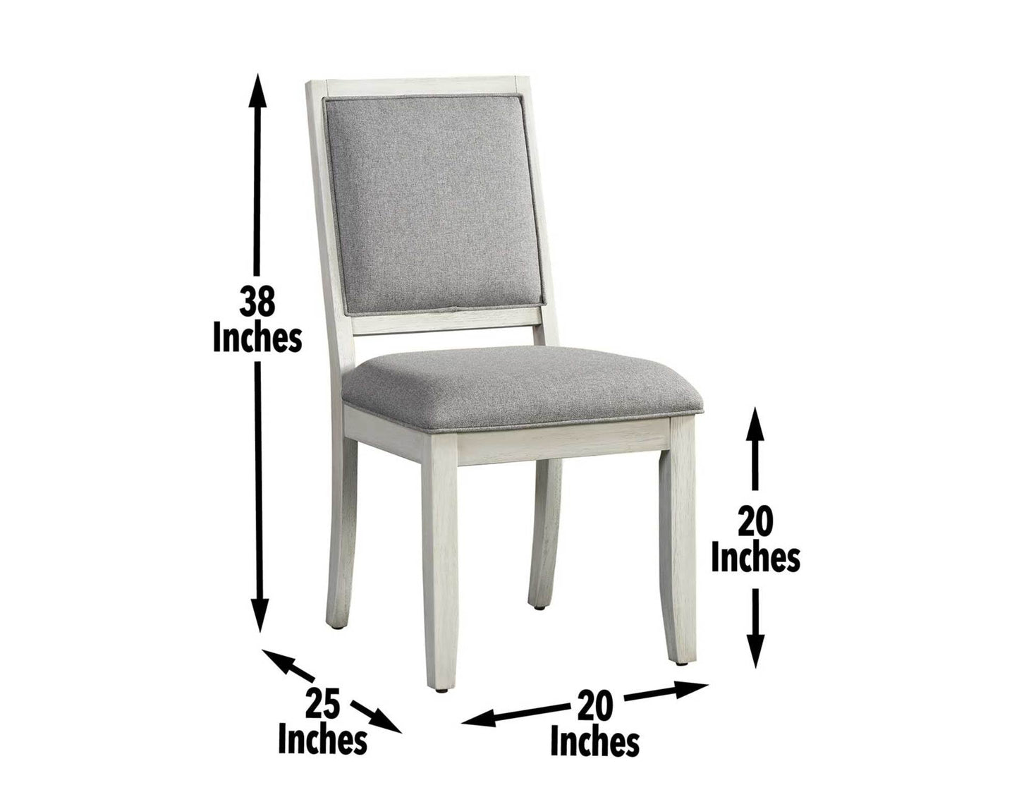 Canova 7PC Dining Gray Top
