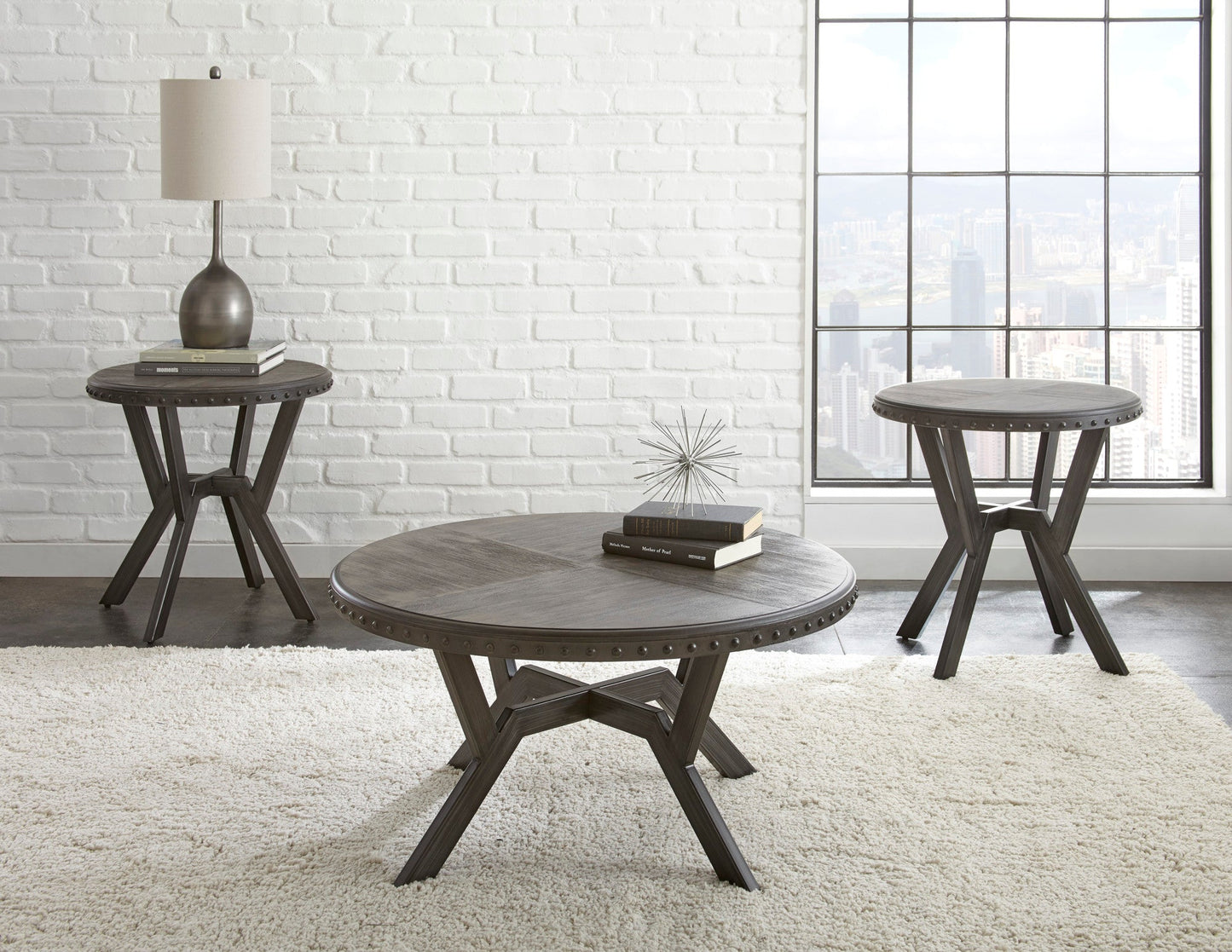 Alamo Round Cocktail Table