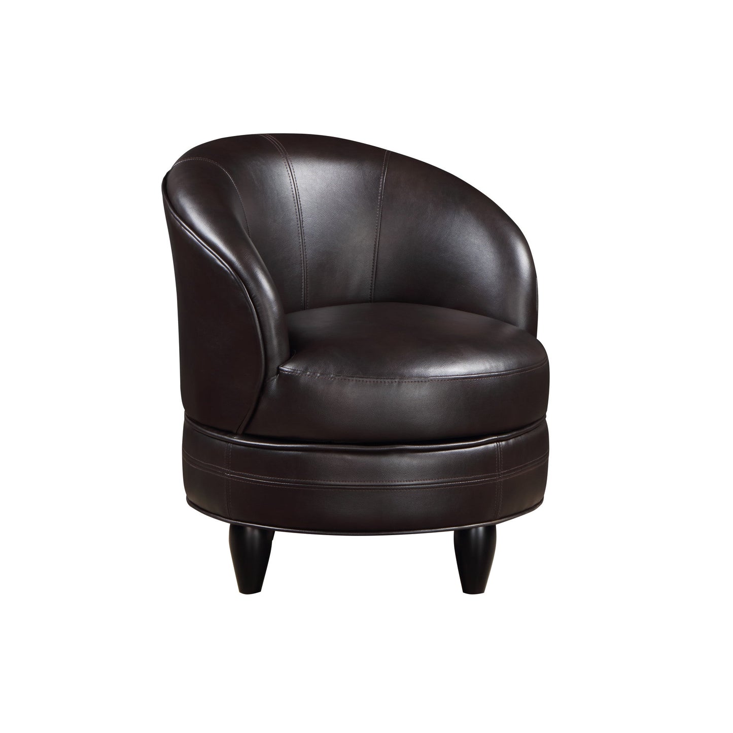 Sophia Accent Chair Brown PU
