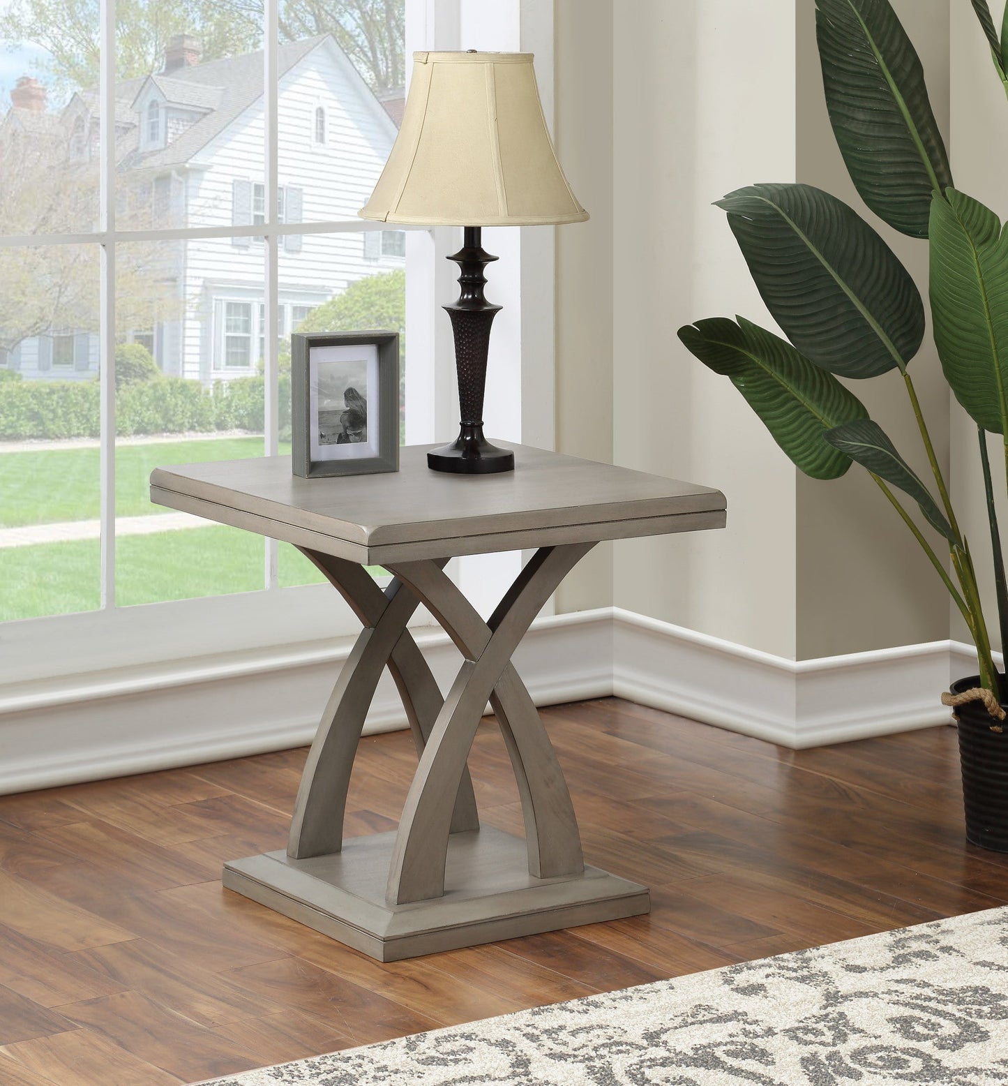 Jocelyn Grey End Table