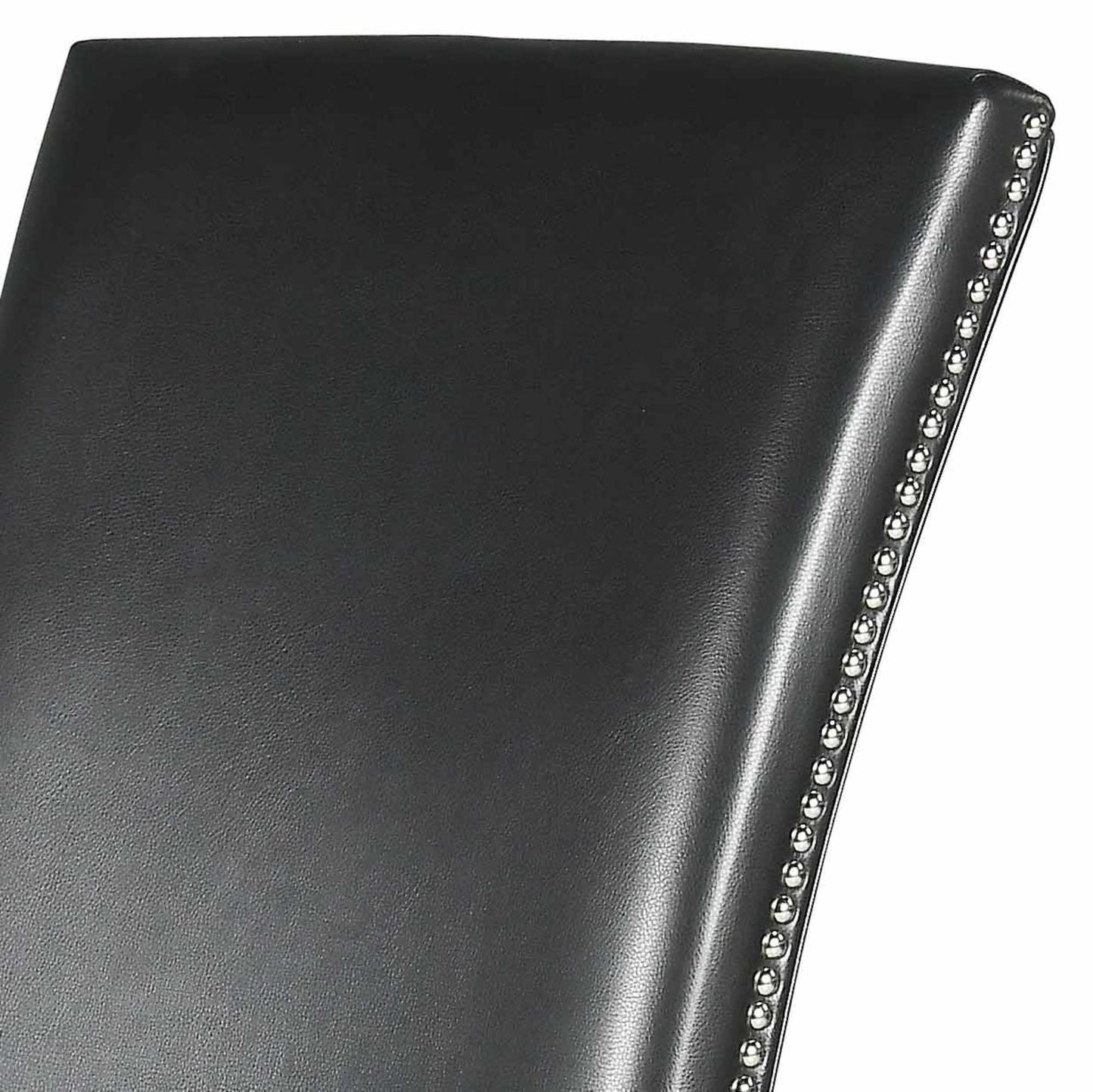 Finley Black PU Side Chair