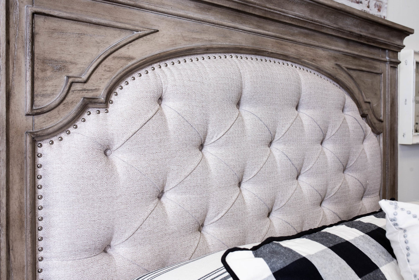 Highland Park Driftwood King Headboard