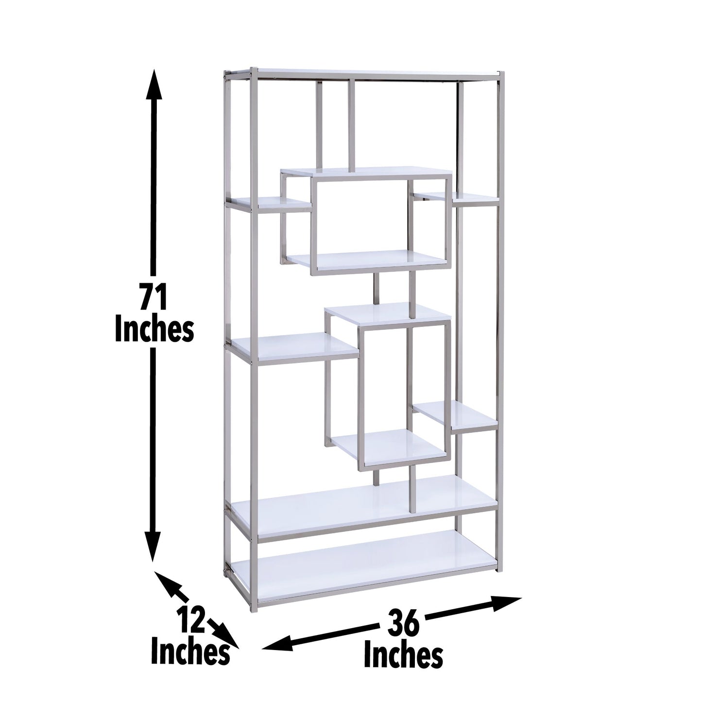 Alize White Bookcase and Desk