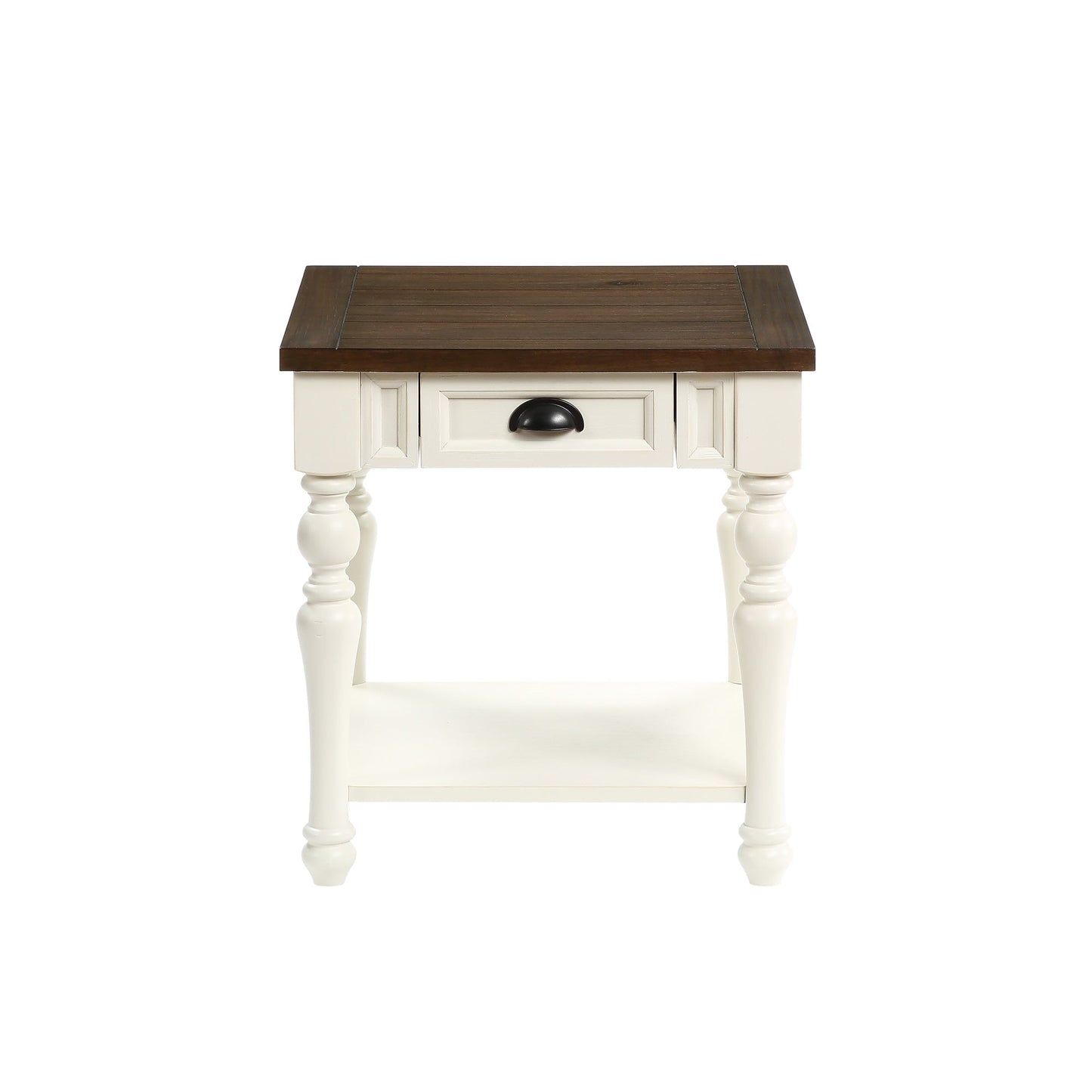 Joanna Ivory/Mocha End Table
