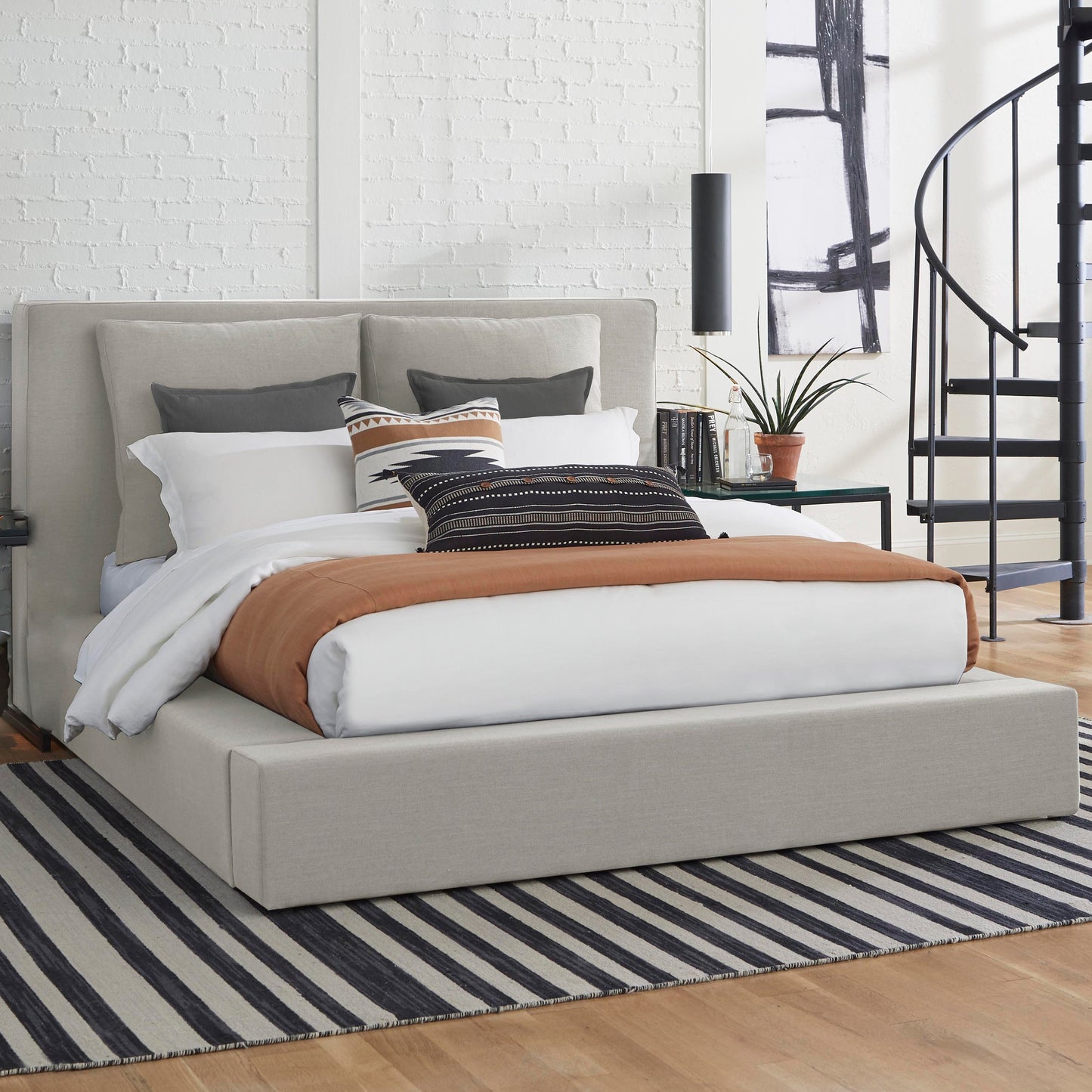 Sleep Heavenly Flax Natural King Bed
