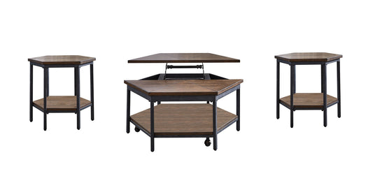 Ultimo Hexagon Lifttop & End Table