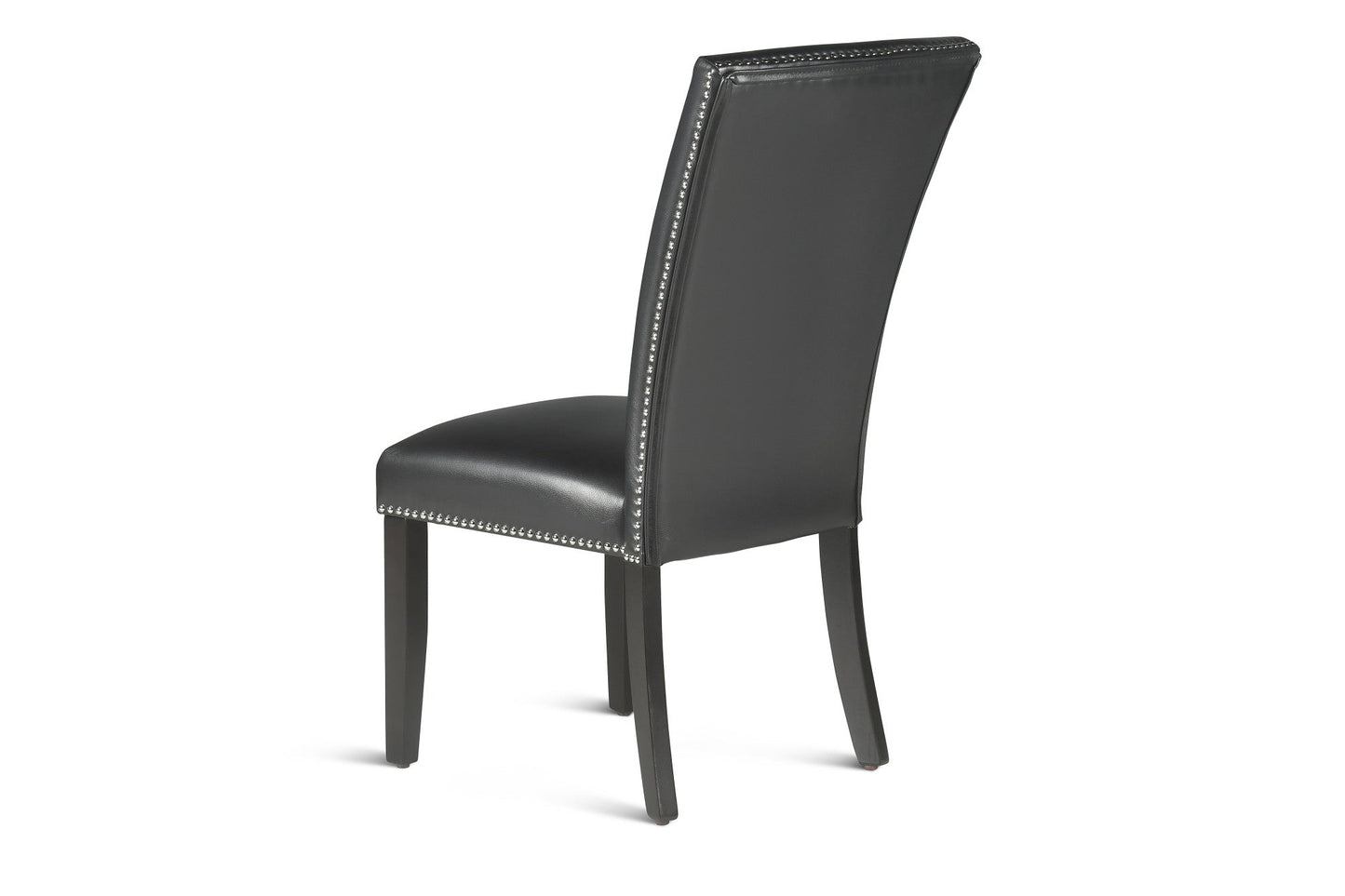 Finley Black PU Side Chair