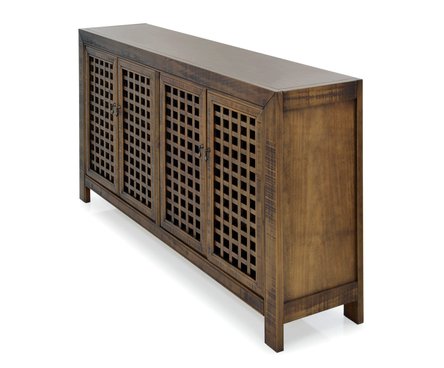 Rio 4 Door Accent Cabinet Mocha